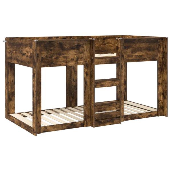 Etagenbett für Kinder Geräucherte Eiche 80 x 200 cm