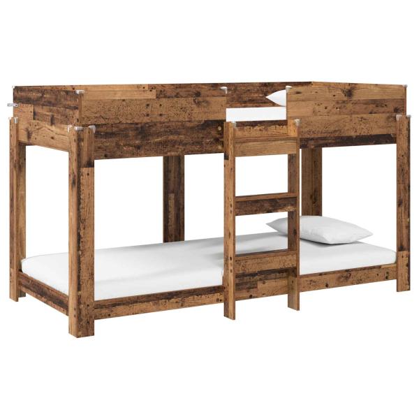 Etagenbett für Kinder Altholz 100 x 200 cm Holzwerkstoff