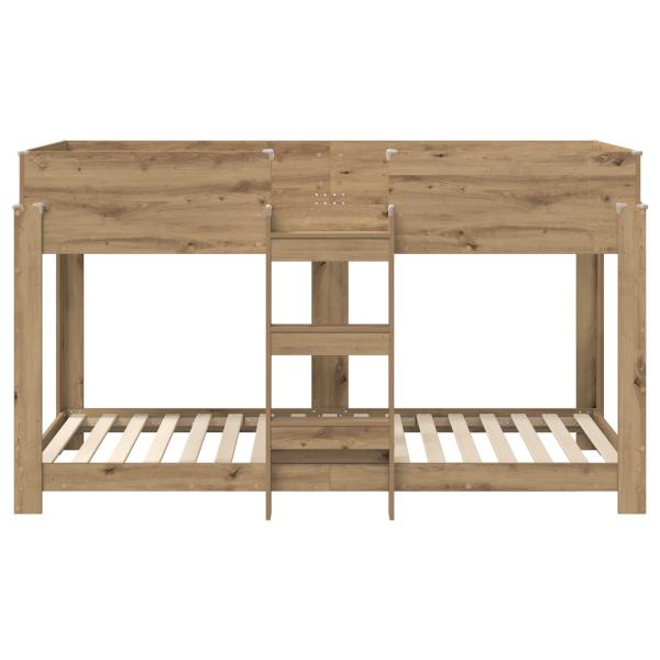 Etagenbett für Kinder Artisan-Eiche 80 x 200 cm Holzwerkstoff