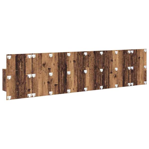Kopfteil mit Schrank 3 Stk. Altholz Holzwerkstoff