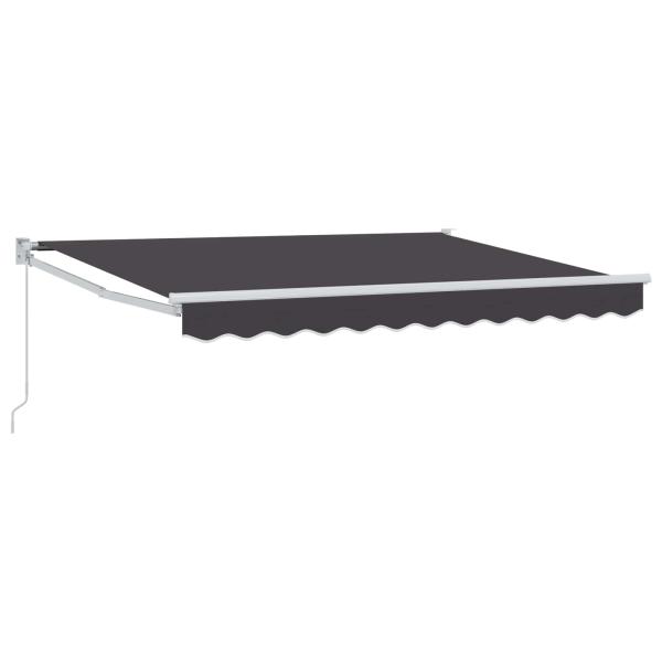 Ausziehbare Markise Anthrazit 3 x 2 m