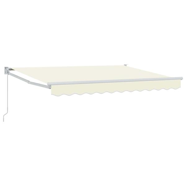 Ausziehbare Markise Creme 3,5 x 2 m
