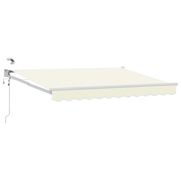 Elektrische ausziehbare Markise Creme 3,5 x 2,5 m