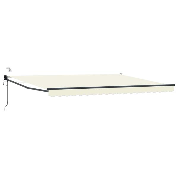 Elektrische ausziehbare Markise Creme 4 x 3 m