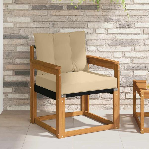 ARDEBO.de - Outdoor-Sofa Massivholz Akazie Natur