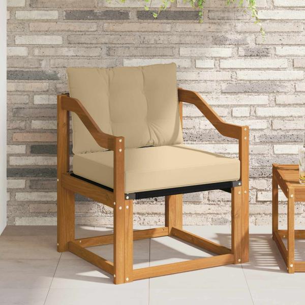 ARDEBO.de - Outdoor-Sofa Massivholz Akazie Natur