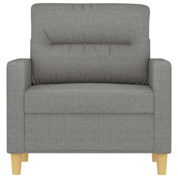 Sofasessel Dunkelgrau 60 cm Stoff