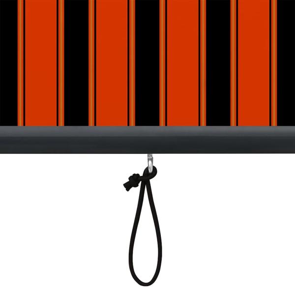 Rollo Orange und Braun 180 x 250 cm Stoff und Aluminium