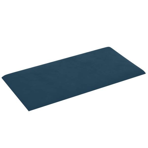 Wandkopfteilen 12 Stk. Blau Samt