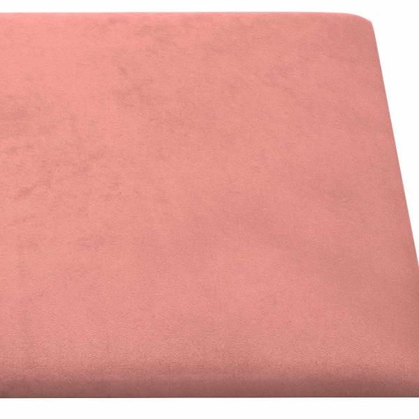 Wandkopfteilen 12 Stk. Rosa Samt