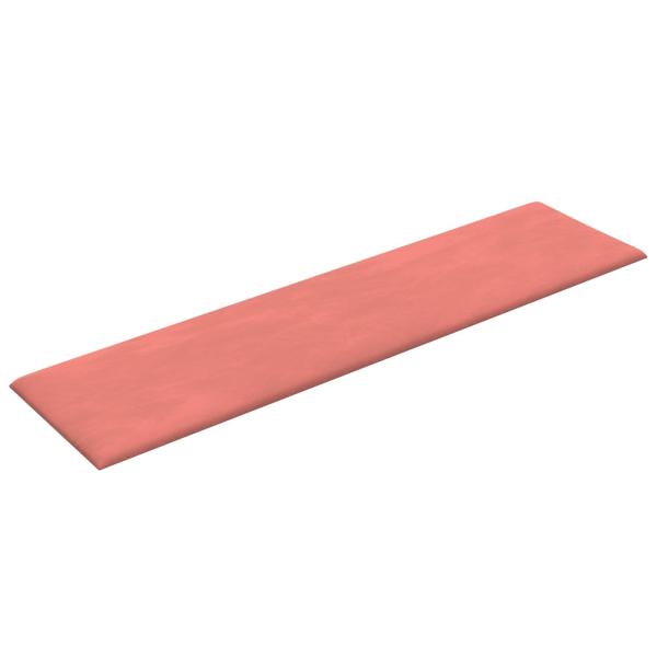 Wandkopfteilen 12 Stk. Rosa Samt