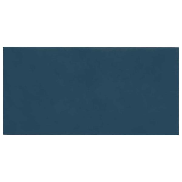 Wandkopfteilen 12 Stk. Blau Samt