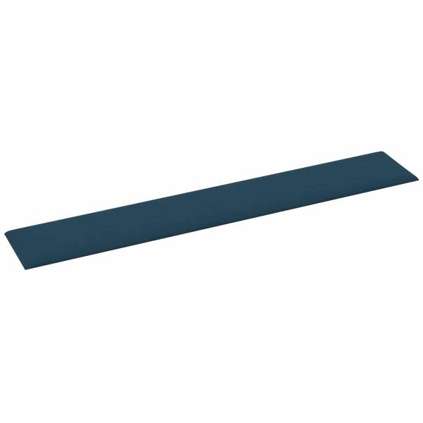 Wandkopfteilen 12 Stk. Blau Samt