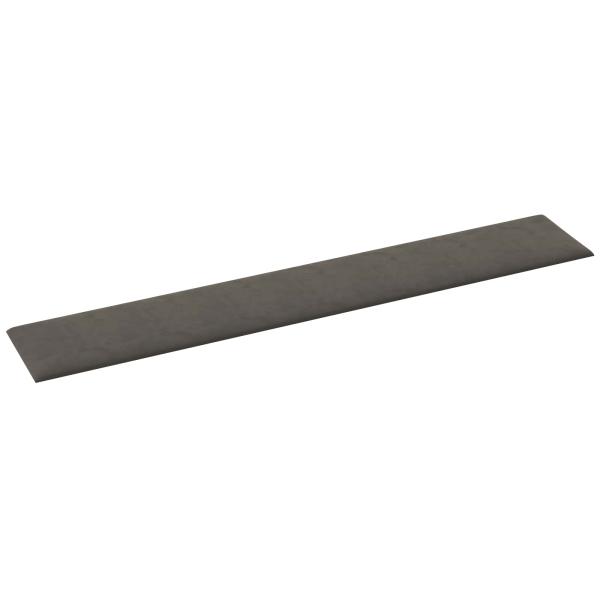 Wandkopfteilen 12 Stk. Dunkelgrau Samt