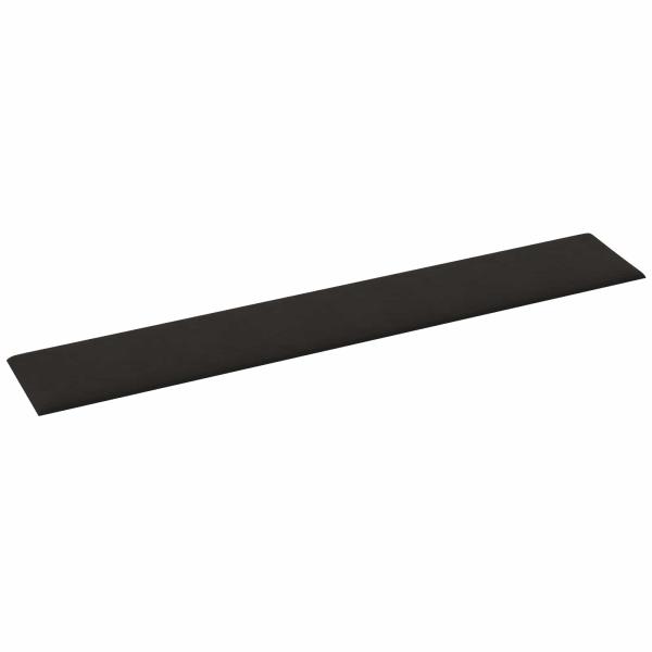 Wandkopfteilen 12 Stk. Schwarz Samt