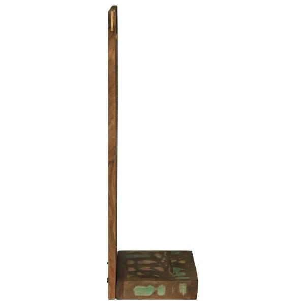 Badezimmer Spiegel mit Regal Braun Massives upgecyceltes Holz