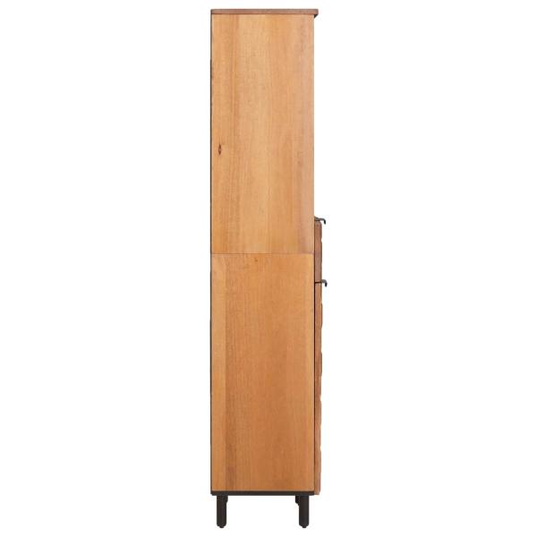 Badezimmerschrank Braun 38 x 33 x 160 cm Massivholz Mango