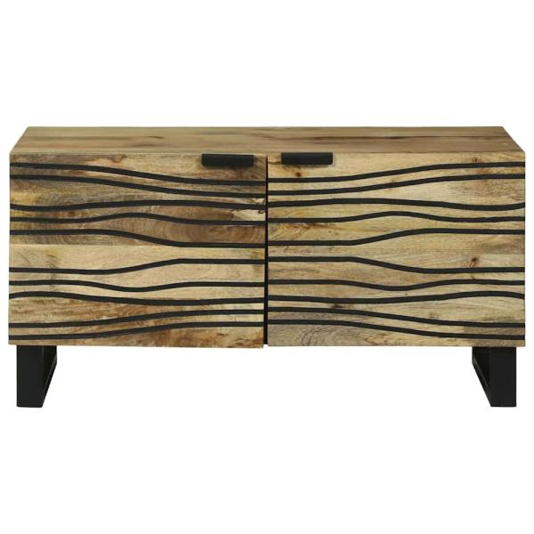 Couchtisch Natur 80 x 50 x 40 cm Holzwerkstoff