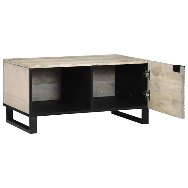 Couchtisch Weiß 80 x 50 x 40 cm Holzwerkstoff