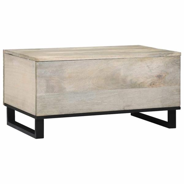 Couchtisch Weiß 80 x 50 x 40 cm Holzwerkstoff