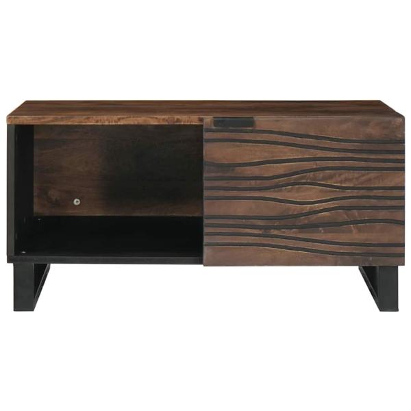 Couchtisch Walnuss 80 x 50 x 40 cm Holzwerkstoff