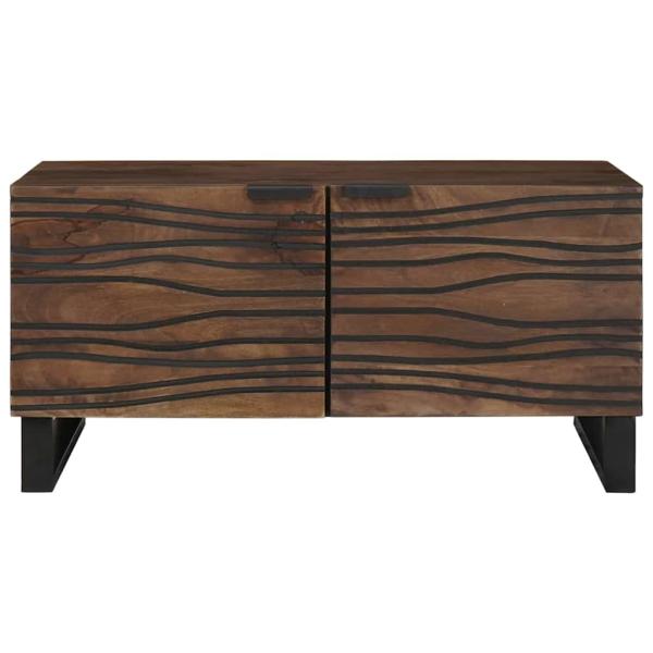 Couchtisch Walnuss 80 x 50 x 40 cm Holzwerkstoff