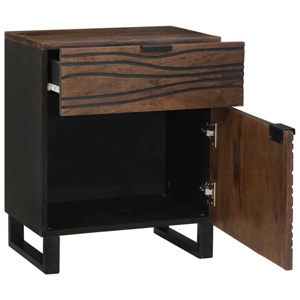 Nachttisch Walnuss 50 x 33 x 60 cm Holzwerkstoff