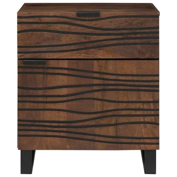 Nachttisch Walnuss 50 x 33 x 60 cm Holzwerkstoff
