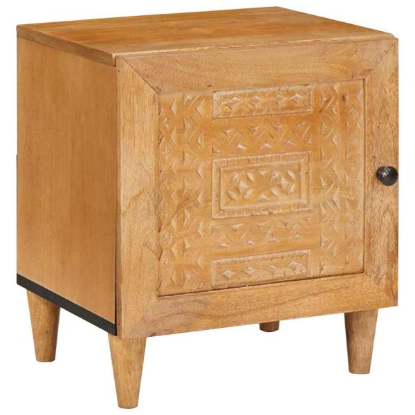 Nachttisch Hellbraun 80 x 50 x 40 cm Holzwerkstoff
