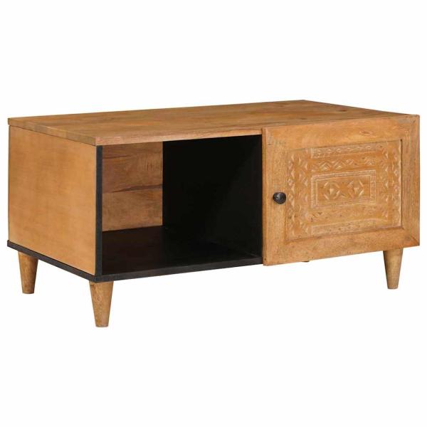 ARDEBO.de - Couchtisch Hellbraun 100 x 54 x 40 cm Holzwerkstoff