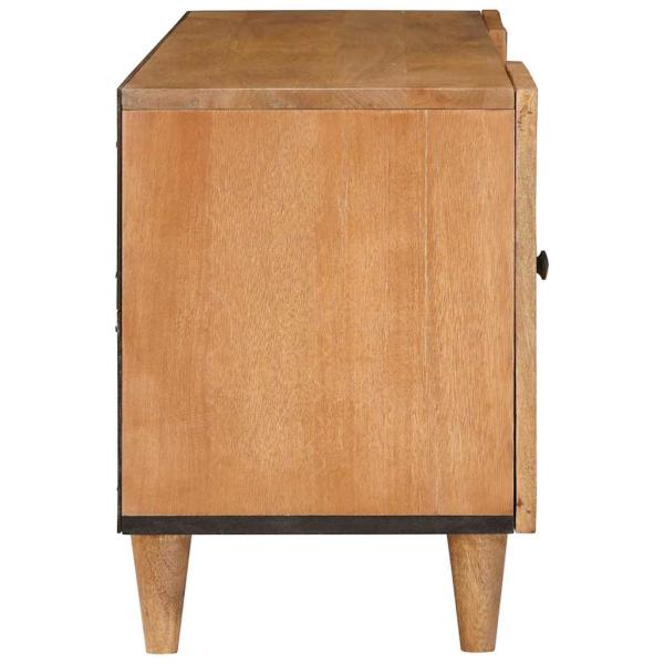 TV-Einheiten mit Regal Hellbraun 105 x 33 x 46 cm Holzwerkstoff