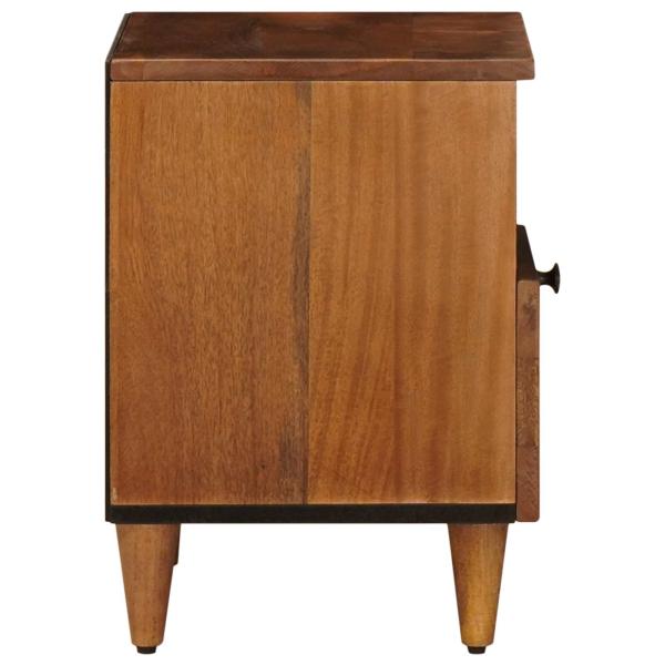 Nachttisch Braun 40 x 33 x 46 cm Massivholz Mango