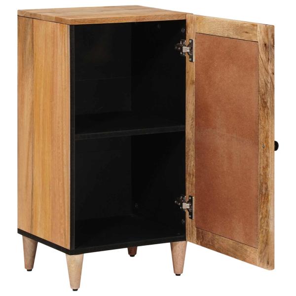 Sideboard mit Speicher Natur 40 x 33 x 75 cm Massivholz Mango