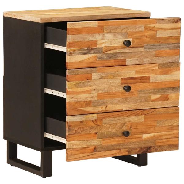 Bettkasten Braun 50 x 33 x 62 cm Massivholz Mango