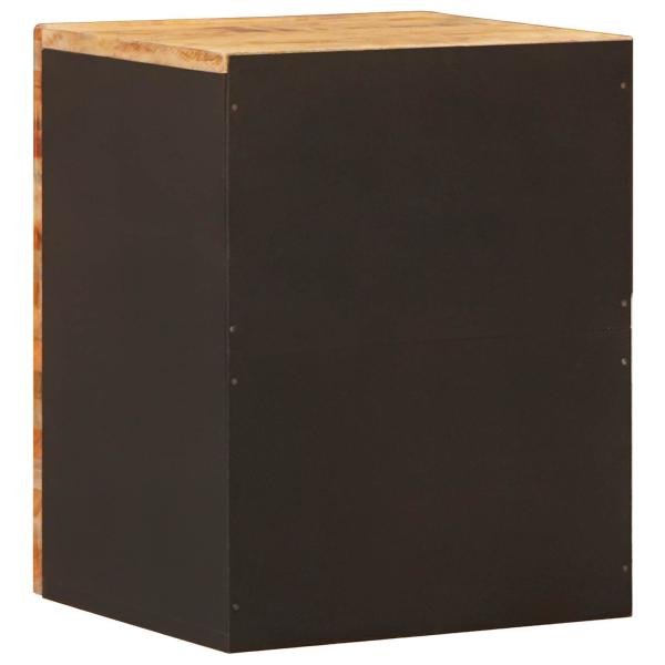 Badezimmer Hängeschrank Natur 38 x 33 x 48 cm Massivholz Mango