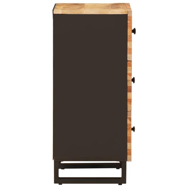 Seitenschrank Braun 40 x 33 x 75 cm Massivholz Mango