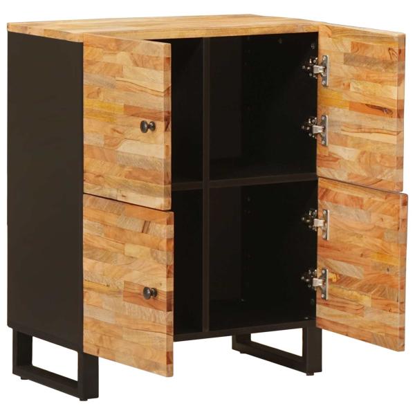 Seitenschrank Braun 60 x 33 x 75 cm Massivholz Mango