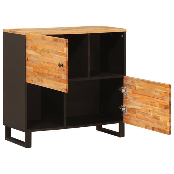Seitenschrank Braun 80 x 33 x 75 cm Massivholz Mango