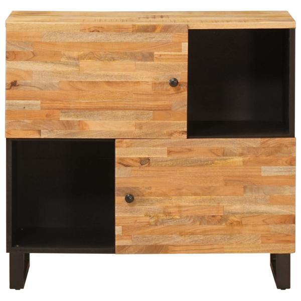 Seitenschrank Braun 80 x 33 x 75 cm Massivholz Mango
