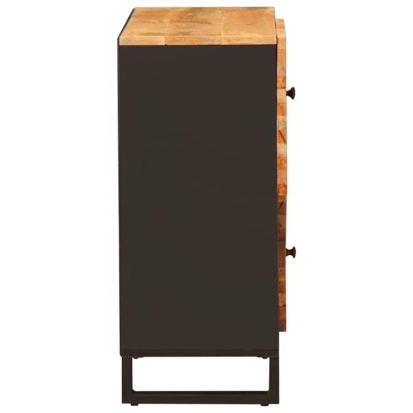 Seitenschrank Braun 80 x 33 x 75 cm Massivholz Mango