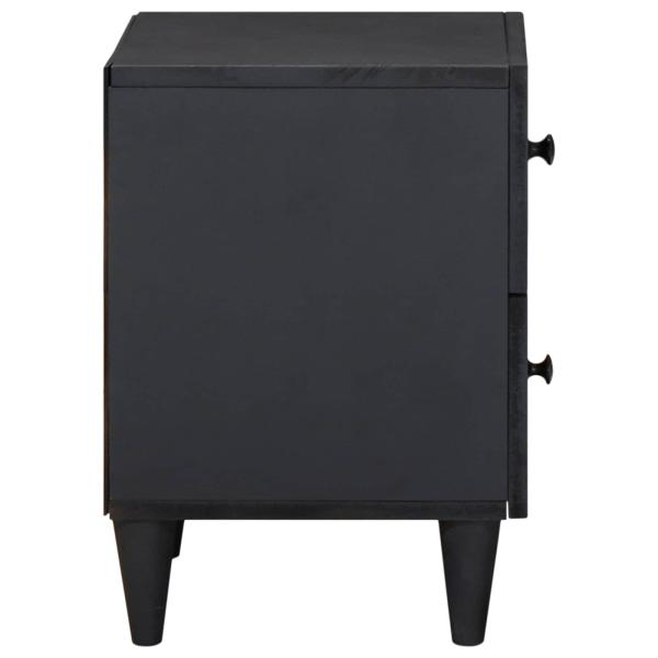 Nachttisch 2 Stk. Braun 40 x 33,5 x 46 cm Massivholz Mango