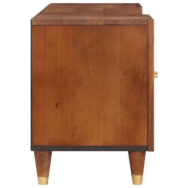 TV-Schränk Braun 105 x 33,5 x 46 cm Massivholz Mango
