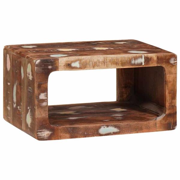 Nachttisch Braun 45 x 30 x 24 cm Massives upgecyceltes Holz