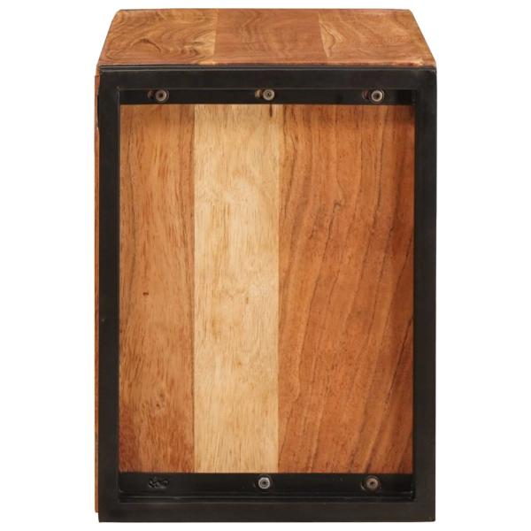 Weinregal Braun 80 x 45 x 33 cm Massivholz Akazie