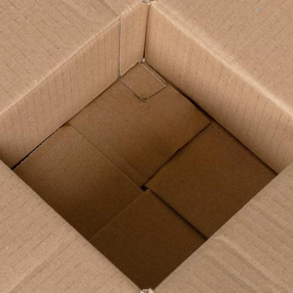 Faltbox mit Speicher 50 Stk. Natur 15 x 15 x 8 cm Karton