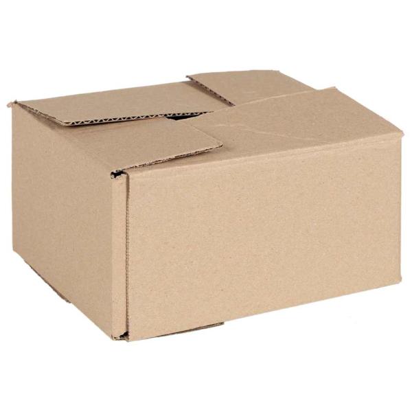 ARDEBO.de - Faltbox mit Speicher 50 Stk. Natur 20 x 15 x 10 cm Karton