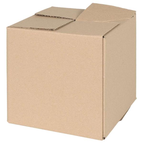 ARDEBO.de - Faltbox mit Speicher 50 Stk. Natur 20 x 20 x 20 cm Karton