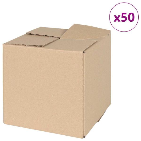 Faltbox mit Speicher 50 Stk. Natur 20 x 20 x 20 cm Karton