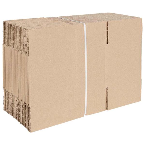 Faltbox mit Speicher 50 Stk. Natur 24 x 13 x 13 cm Karton