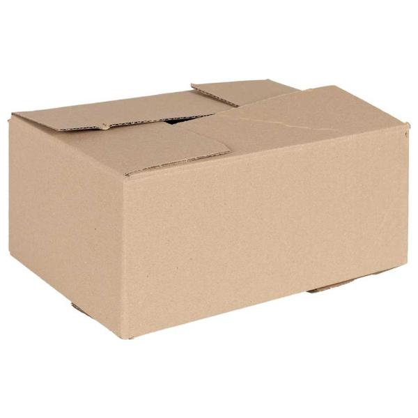 ARDEBO.de - Faltbox mit Speicher 50 Stk. Natur 30 x 21,5 x 14 cm Karton